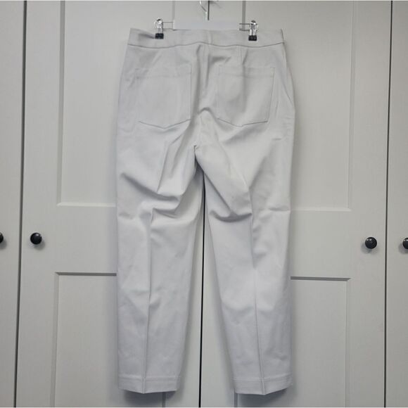 Spanx slim straight pants in classic white, xl - Picture 9 of 9